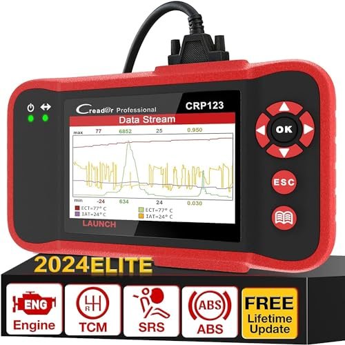 thumbnail interactive-video image 1 of MUCAR OBD2 Scanner – ABS SRS Transmission Engine Diag, WiFi, 5" LCD, 126+ Car Brands 1 of 2