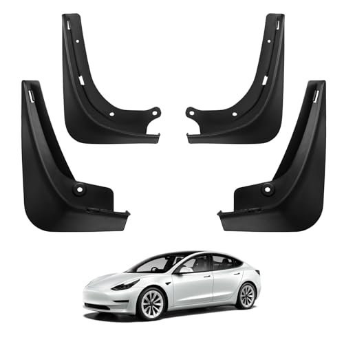 Best Mud Flaps for Tesla Model 3